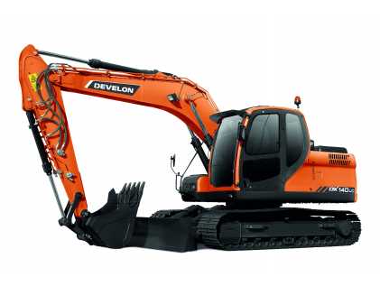 Excavadora sobre orugas